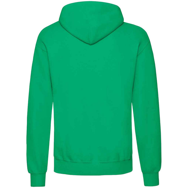 Kelly Green - Back - Fruit Of The Loom Unisex Adults Classic Hooded Sweatshirt
