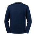 French Navy - Front - Russell Adults Unisex Pure Organic Reversible Sweatshirt