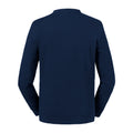 French Navy - Back - Russell Adults Unisex Pure Organic Reversible Sweatshirt