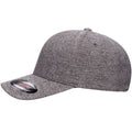 Dark Heather Grey - Side - Flexfit By Yupoong Flexfit Melange Cap