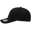 Black - Side - Flexfit By Yupoong Wool Blend Baseball Cap