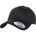 Black - Front - Flexfit By Yupoong Low Profile Organic Cotton Cap