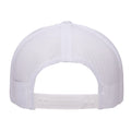 White - Back - Flexfit By Yupoong 5 Panel Retro Trucker Cap