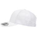 White - Side - Flexfit By Yupoong 5 Panel Retro Trucker Cap