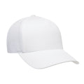 White - Lifestyle - Flexfit By Yupoong 5 Panel Retro Trucker Cap