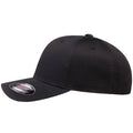 Black - Side - Flexfit By Yupoong Flexfit Tactel Mesh Cap