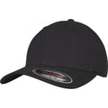 Black - Front - Flexfit By Yupoong Flexfit Hydro Grid Stretch Cap