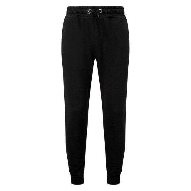 Black - Front - TriDri Unisex Adults Fitted Joggers