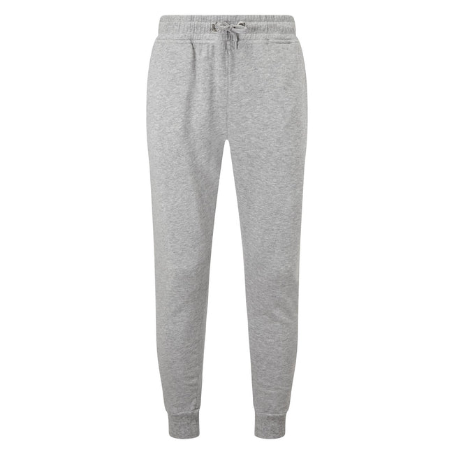 Heather Grey - Front - TriDri Unisex Adults Fitted Joggers