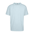 Powder Blue - Front - Build Your Brand Unisex Adults Heavy Oversized Tee