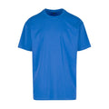 Intense Blue - Front - Build Your Brand Unisex Adults Heavy Oversized Tee