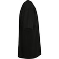 Black - Side - Build Your Brand Unisex Adults Heavy Oversized Tee