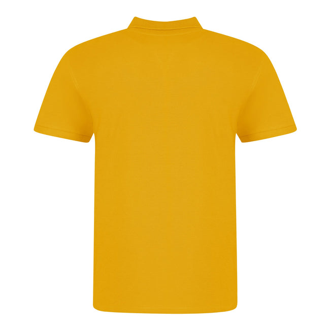 Mustard - Back - AWDis Just Polos Mens The 100 Polo Shirt