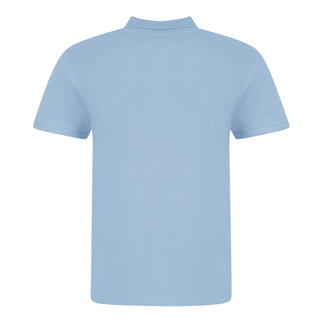 Sky Blue - Back - AWDis Just Polos Mens The 100 Polo Shirt