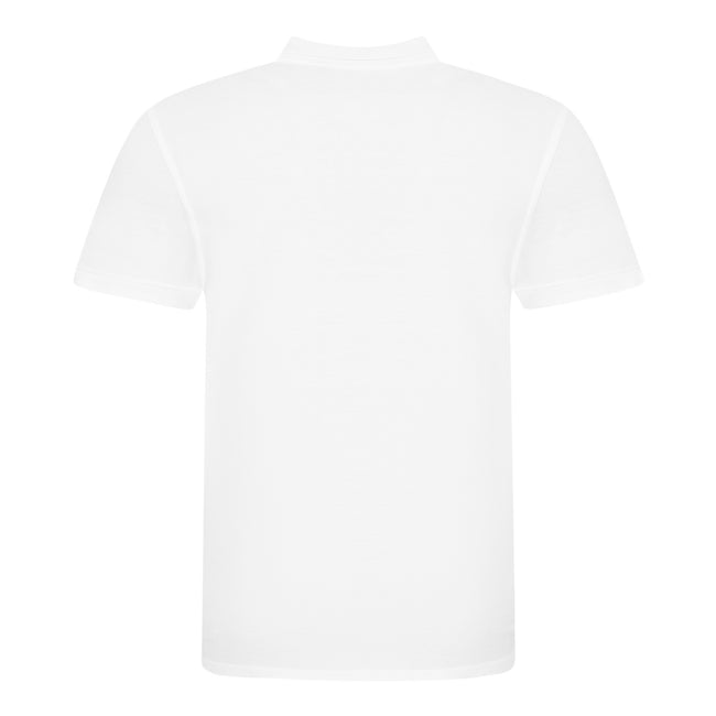 White - Back - AWDis Just Polos Mens The 100 Polo Shirt