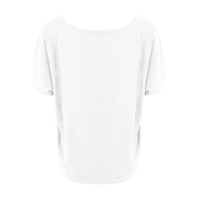 Arctic White - Back - Ecologie Womens-Laides Daintree EcoViscose Cropped T-Shirt