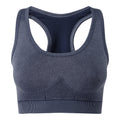 Indigo Denim - Front - TriDri Womens-Ladies Seamless 3D Fit Multi-Sport Denim Look Sports Bra