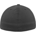 Dark Grey - Side - Flexfit by Yupoong Unisex Adults Flat Visor Cap