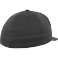 Dark Grey - Close up - Flexfit by Yupoong Unisex Adults Flat Visor Cap