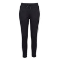 Black-White - Front - Build Your Brand Womens-Ladies Jogging Bottoms