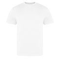 White - Front - Awdis Unisex Adult The 100 T-Shirt