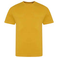 Mustard - Front - Awdis Unisex Adult The 100 T-Shirt