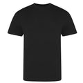 Deep Black - Front - Awdis Unisex Adult The 100 T-Shirt