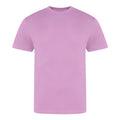 Lavender - Front - Awdis Unisex Adult The 100 T-Shirt