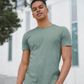 Dusty Green - Back - Awdis Unisex Adult The 100 T-Shirt