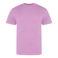 Lavender - Front - Awdis Unisex Adult The 100 T-Shirt