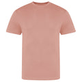 Dusty Pink - Front - Awdis Unisex Adult The 100 T-Shirt