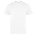 White - Front - Awdis Unisex Adult The 100 T-Shirt