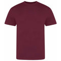 Burgundy - Front - Awdis Unisex Adult The 100 T-Shirt