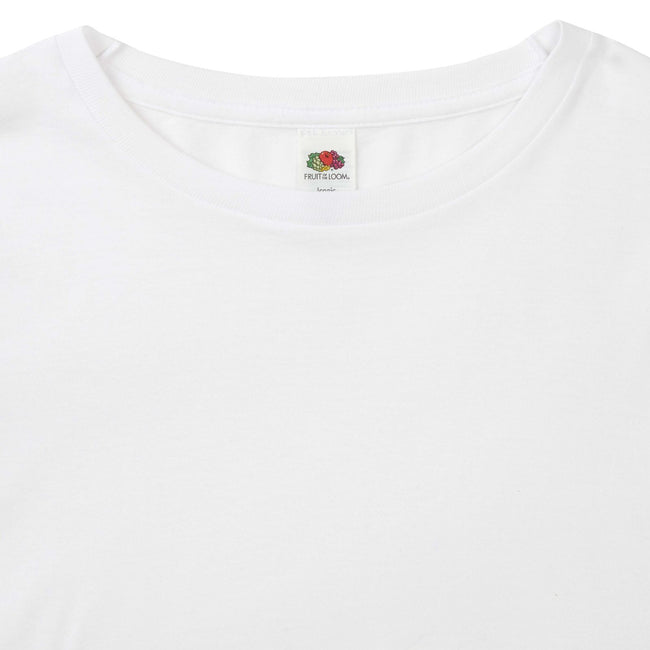 White - Lifestyle - Fruit Of The Loom Mens Iconic 150 Long-Sleeved T-Shirt