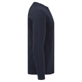 Deep Navy - Side - Fruit Of The Loom Mens Iconic 150 Long-Sleeved T-Shirt