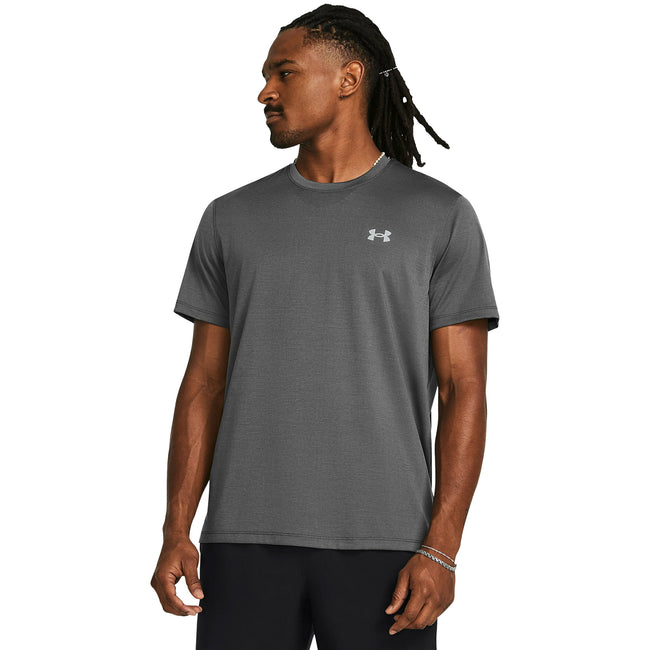 Castle Rock Grey-Grey - Side - Under Armour Mens Tech T-Shirt