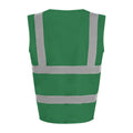 Kelly Green - Back - PRO RTX Unisex Adult Sleeveless Hi-Vis Vest