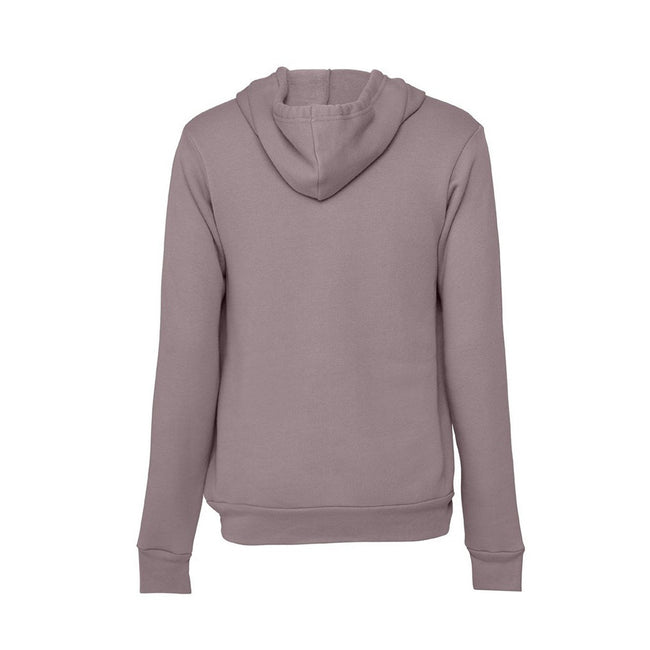 Storm Grey - Back - Bella + Canvas Unisex Adult Polycotton Pullover Hoodie