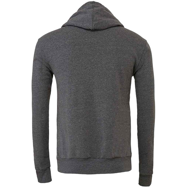 Deep Heather - Back - Bella + Canvas Unisex Adult Polycotton Pullover Hoodie