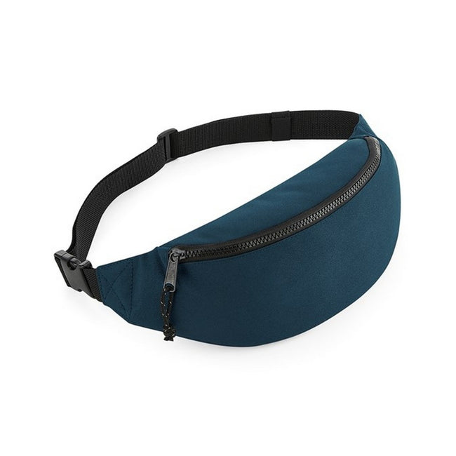 Petrol Blue - Front - Bagbase Recycled Waist Bag