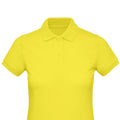 Solar Yellow - Back - B&C Womens-Ladies Inspire Polo Shirt