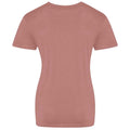 Dusty Pink - Back - Awdis Womens-Ladies The 100 T-Shirt