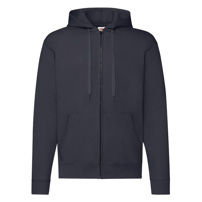 Deep Navy - Front - Fruit of the Loom Unisex Adult Classic Hoodie