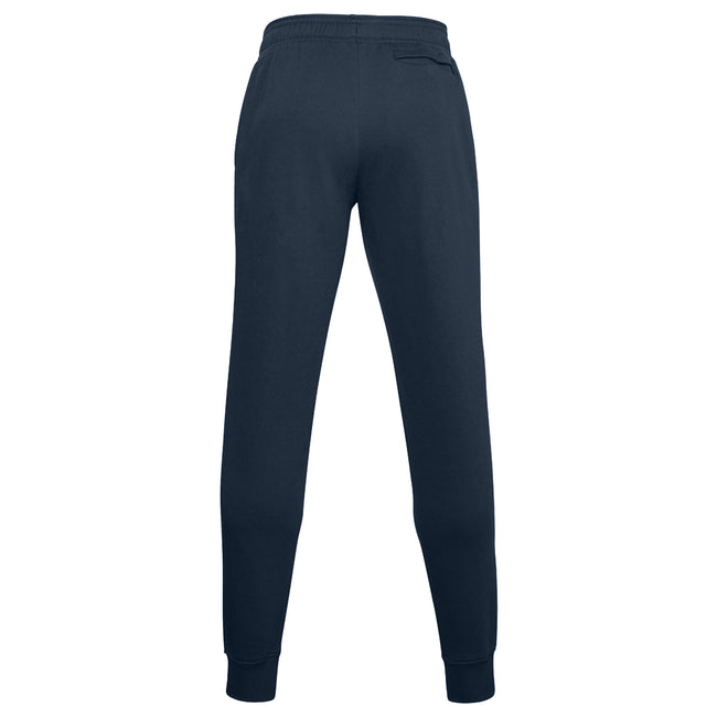 Academy Blue-Onyx White - Back - Under Armour Mens Rival Jogging Bottoms
