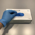 Blue - Back - Result Essential Hygiene Unisex Adult PVC Safety Gloves (Pack of 100)