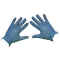 Blue - Front - Result Essential Hygiene Unisex Adult PVC Safety Gloves (Pack of 100)
