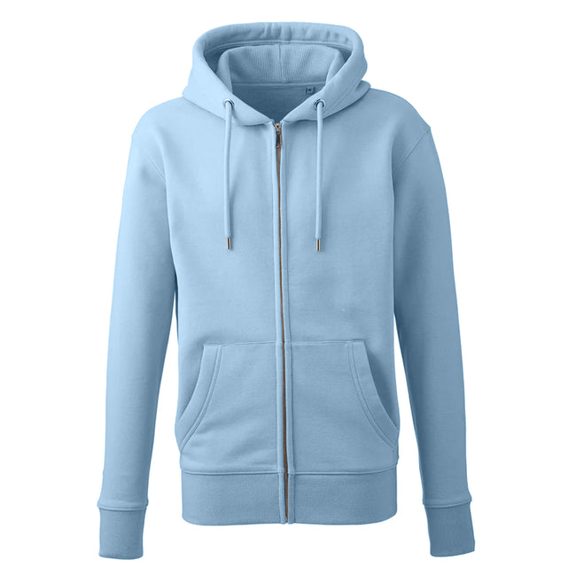 Light Blue - Front - Anthem Mens Hoodie