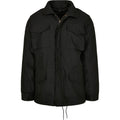 Black - Front - Build Your Brand Mens M65 Jacket