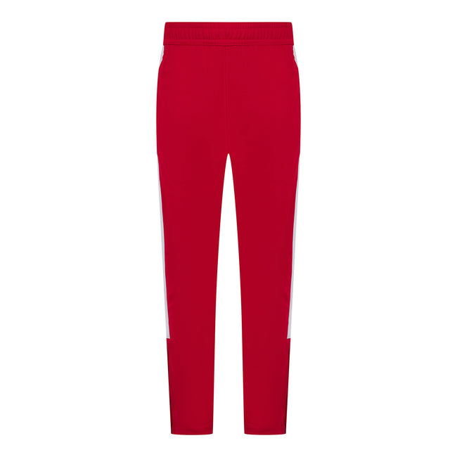 Red-White - Front - Finden & Hales Unisex Adult Tracksuit Bottoms