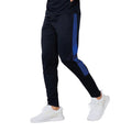 Navy-Royal Blue - Side - Finden & Hales Unisex Adult Tracksuit Bottoms